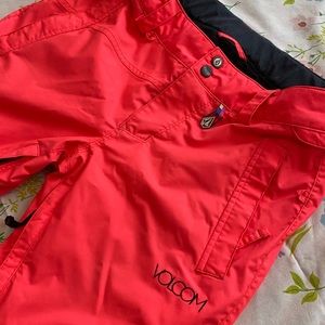 VOLCOM Nimbus Zoomer snowboard pants Neon Coral